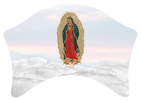 Lady of Guadalupe Clouds White